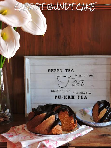 Bundt cake de zanahoria- Carrot Bnud Cake