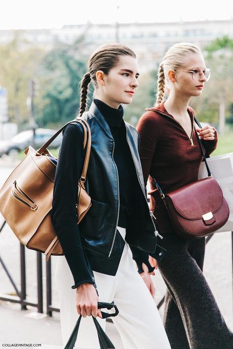 PFW-Paris_Fashion_Week-Spring_Summer_2016-Street_Style-Say_Cheese-Celine-Models-4