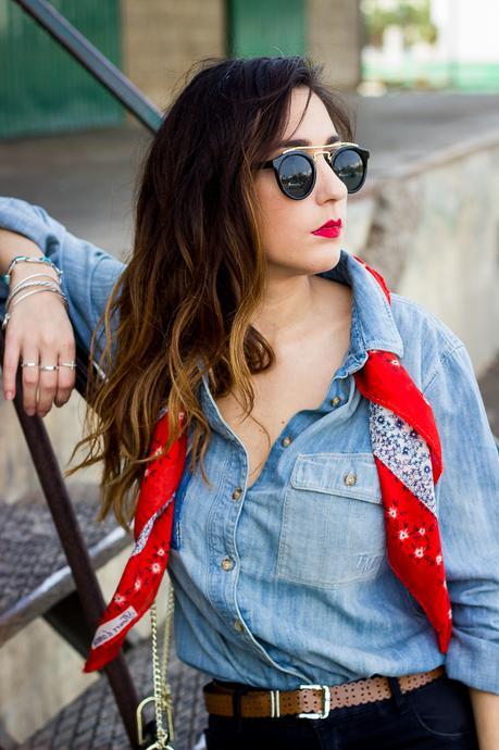 pañuelo al cuello tendencia