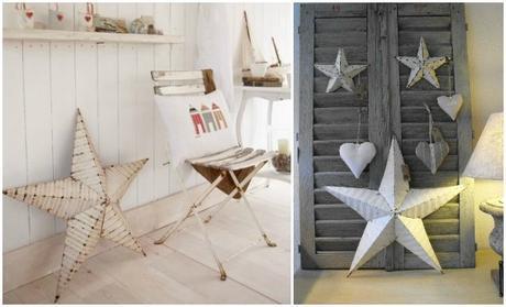 Decoración otoñal con estrellas Amish