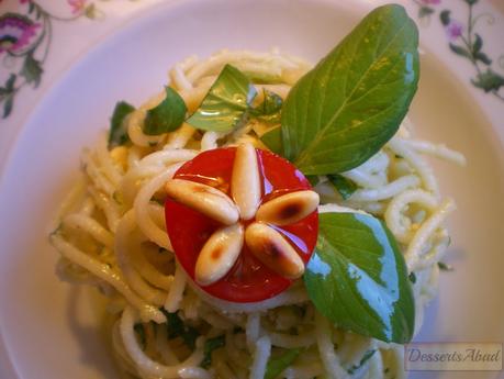 Spaghetti al pesto