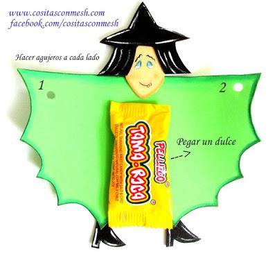 cómo hacer un souvenir para halloween paso a paso