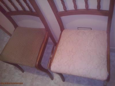 ♥ ♥ ♥ SILLA TAPIZADA: ESTILO CLÁSICO