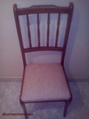 ♥ ♥ ♥ SILLA TAPIZADA: ESTILO CLÁSICO