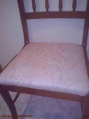 ♥ ♥ ♥ SILLA TAPIZADA: ESTILO CLÁSICO