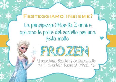 Invito Party Frozen