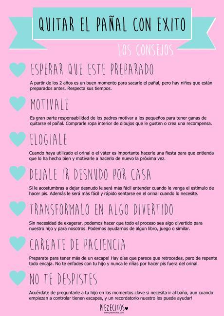 Operación pañal: Como quitar el pañal con exito consejos como dejar el pañal