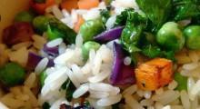 arroz tres delicias vegano