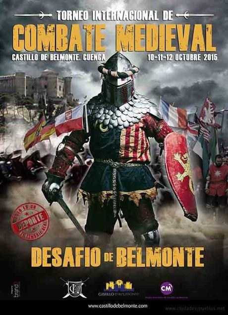 Combate medieval en el Castillo de Belmonte. Torneo Internacional de Combate Medieval en el Castillo de Belmonte.