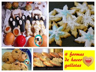 4 formas de hacer galletas