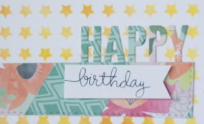 Tarjeta “happy birthday” Tarjeta “happy birthday”