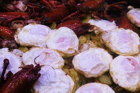 Huevos fritos con bogavante y patatas (paso a paso) y concurso #Canalcocina especial #díainternacionaldelhuevo Huevos fritos con bogavante y patatas (paso a paso) y concurso #Canalcocina especial #díainternacionaldelhuevo