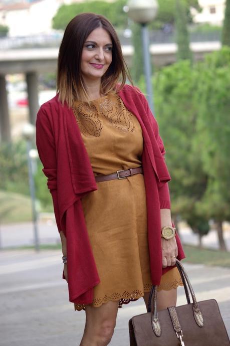 Vestido de antelina de Shein