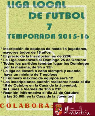 Liga Local de Fútbol 7 en Almadén