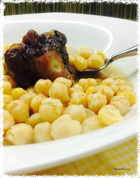 Garbanzos con rabo 5