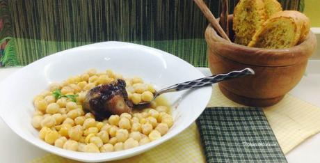 Garbanzos con rabo
