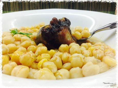 Garbanzos con rabo 1