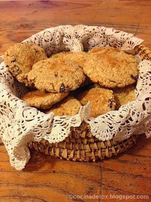 Galletas de avena y manzana