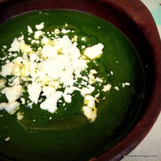 Sopa espinaca