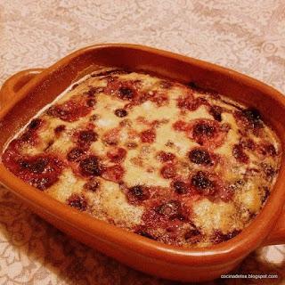 Clafoutis de frutos rojos