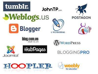 23 lugares para crear blogs gratis