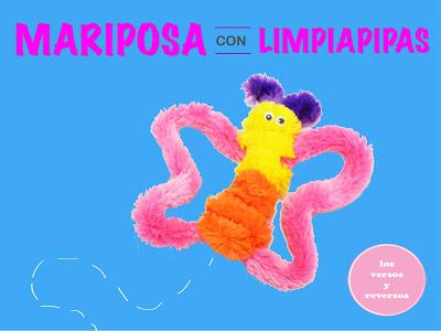 Manualidad infantil Mariposa con limpiapipas