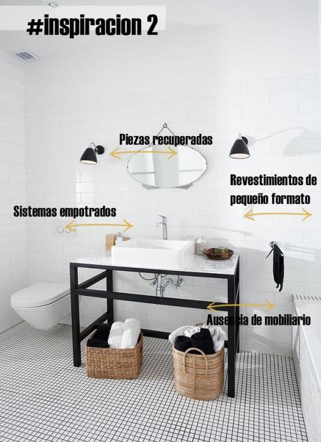 Renovando el baño con Leroy Merlin Baños de diseño con poco mobiliario