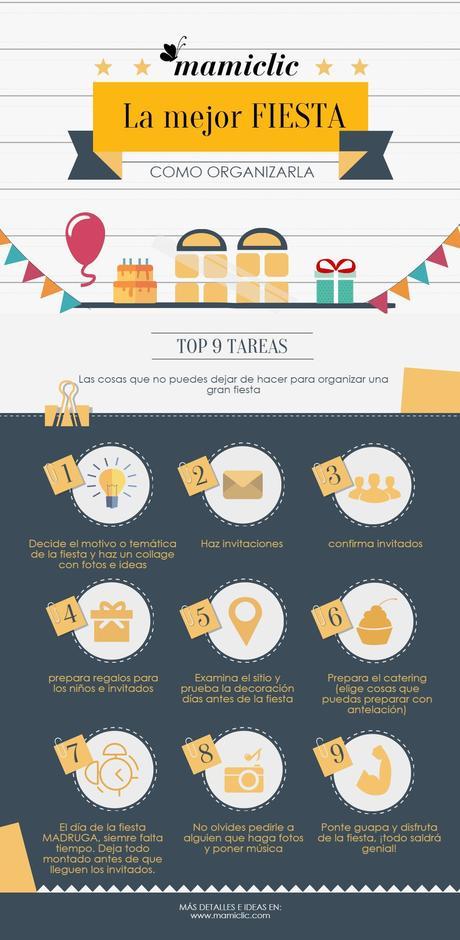 Cómo organizar una fiesta y no morir en el intento Como organizar una fiesta_mamiclic