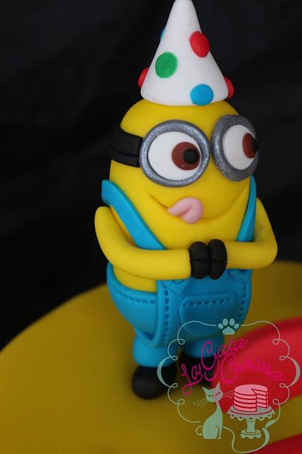 TARTA MINIONS PARA EL CUMPLEAÑOS DE PABLO