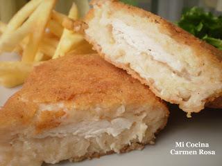 PECHUGAS DE POLLO A LA VILLAROY