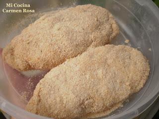 PECHUGAS DE POLLO A LA VILLAROY