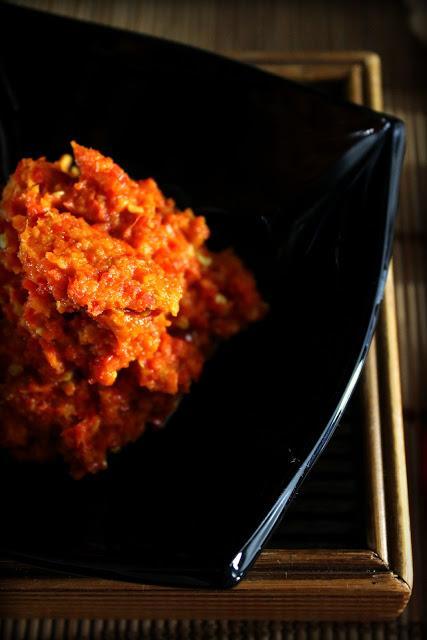 Sambal oelek, salsa picante indonesia