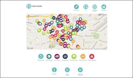 Nuevos retos analógicos y digitales de la plataforma Local-in Vista Mapa, plataforma Local In Cuenca