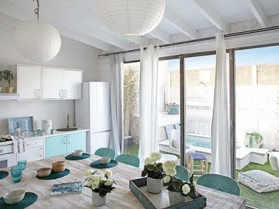 Casa Reformada en Barcelona, en Estilo Rustico