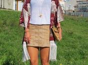 Falda suede