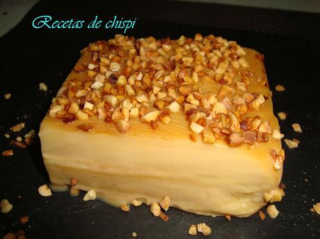 TARTA DE TOFFE Y GALLETAS