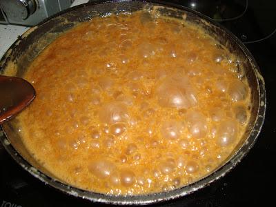 TARTA DE TOFFE Y GALLETAS