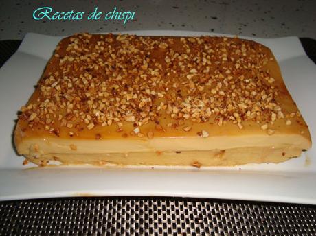 TARTA DE TOFFE Y GALLETAS