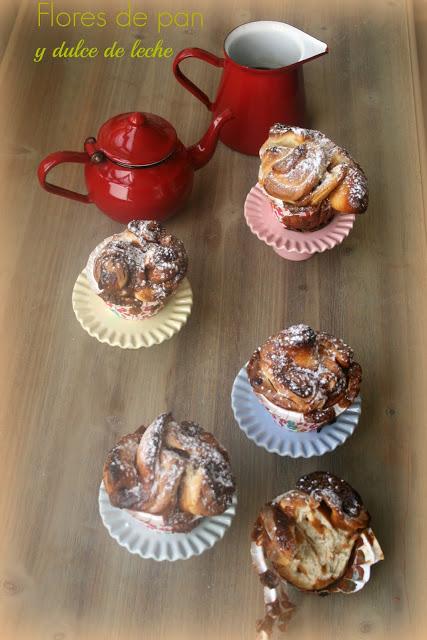 flores de pan,dulce de leche