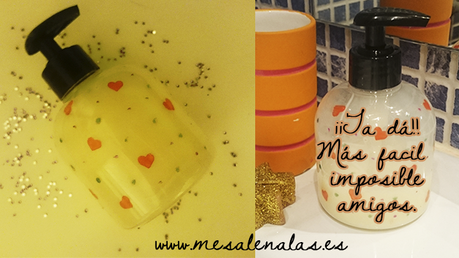 DIY FLASH. RECICLA BONITO Y DALE UNA SEGUNDA VIDA AL BOTE DE JABÓN GASTADO DIY FLASH. RECICLA BONITO Y DALE UNA SEGUNDA VIDA AL BOTE DE JABÓN GASTADO