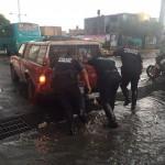 Lluvia y granizo provocan caos y caida de árboles en San Luis Potosí