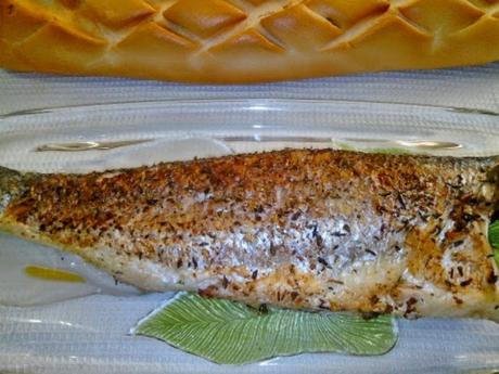 Pescado asado