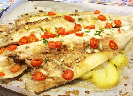 Pescado asado