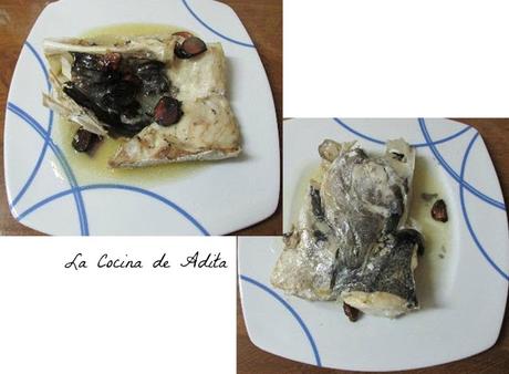 Cabeza de merluza al horno