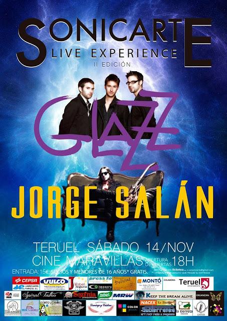SEGUNDA EDICIÓN SONICARTE: GLAZZ Y JORGE SALÁN