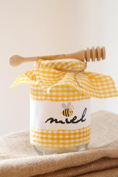 un tarro de miel