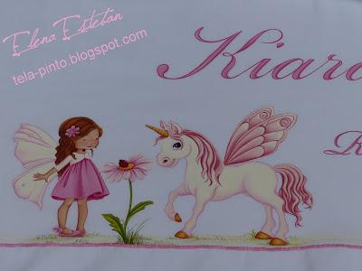 EL SUEÑO DE KIARA. Sabana personalizada