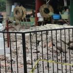 Se derrumba barda del Cementerio Saucito a causa de las fuertes lluvias