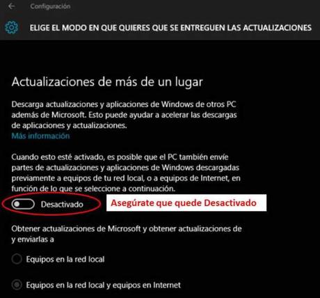 Mi conexión a Internet está lenta por Windows 10