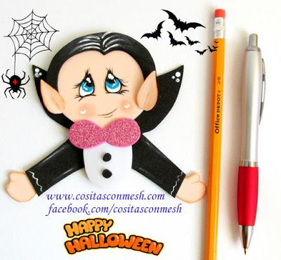 Manualidades para halloween en foami paso a paso